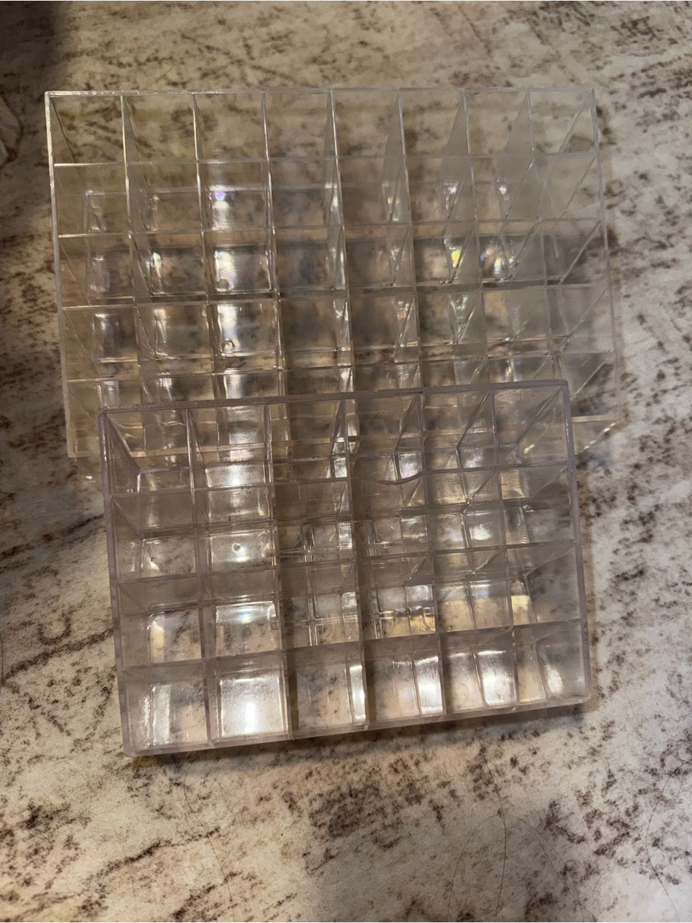 Clear acrylic lipstick organizer x 2
